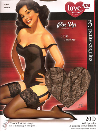 Love Me Pin Up Axelle Stockings