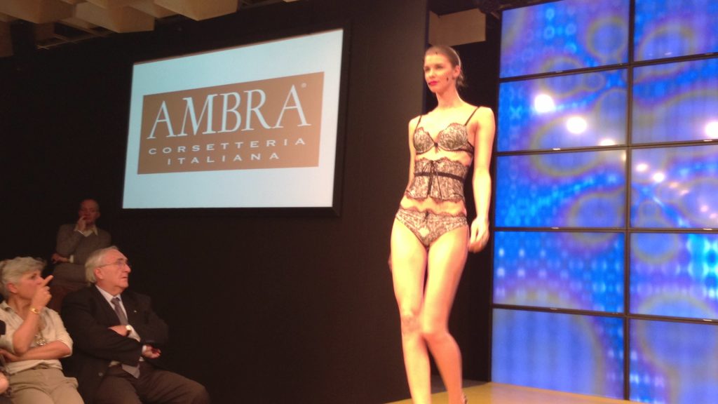 Ambra Lingerie at a Trade Show