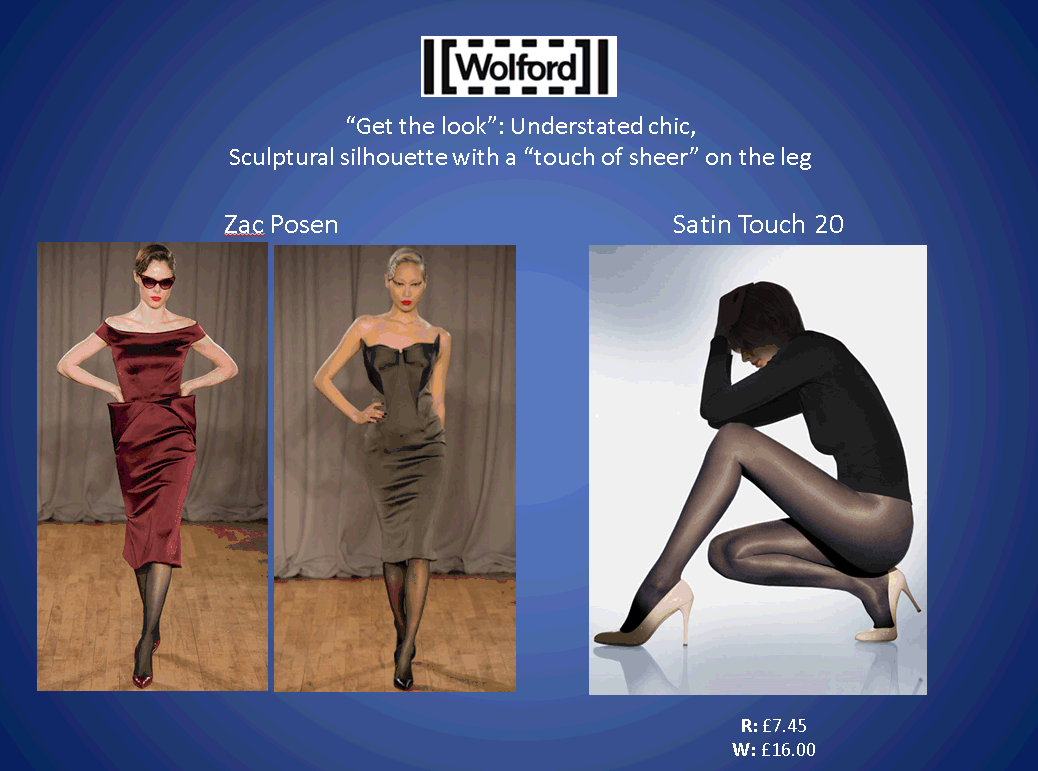 New York Fashion Week Wolford Satin Touch 20 Tights
