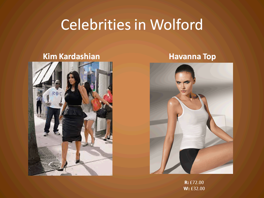 Celebrities in Wolford Hosiery