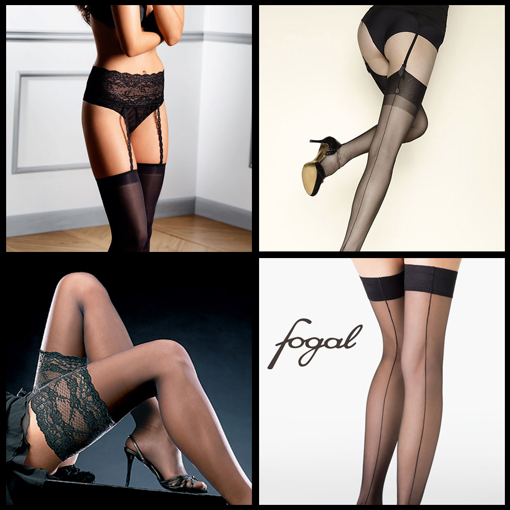 4 stockings hold ups selection