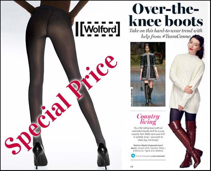 country living Cosmo Wolford 70 opaque tights