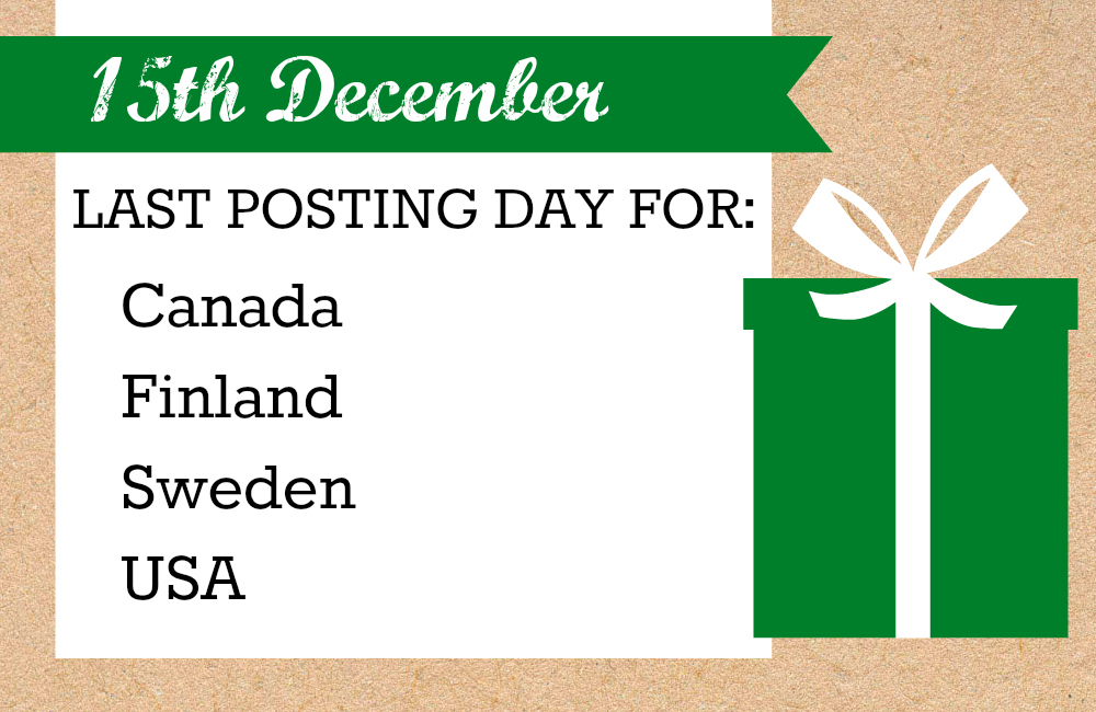 Last posting dates to Canada, Finland, Sweden and USA