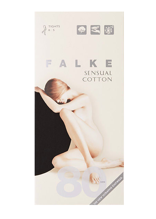 Falke sensual cotton 80 denier tights at UK Tights