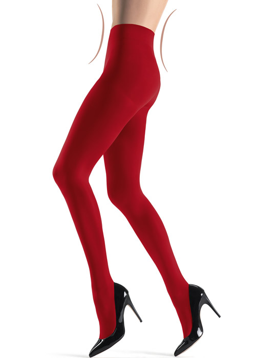 Oroblu All Colours Shaping Coloured Tights Red