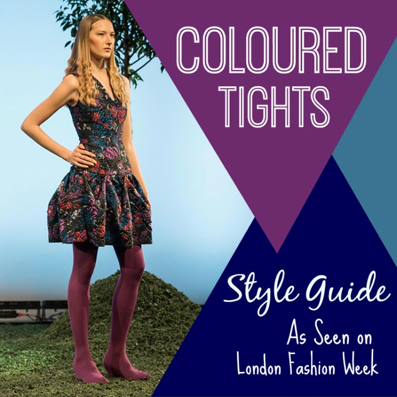Coloured Tights: A Style Guide As Seen on London Fashion Guide