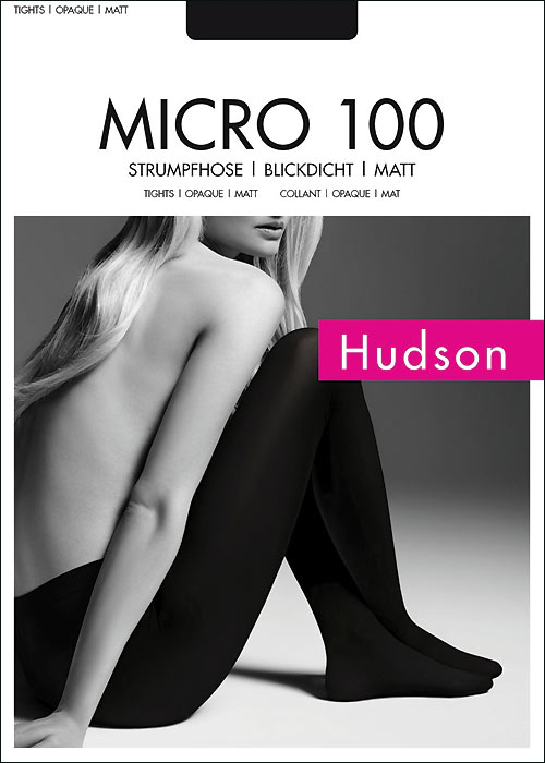Hudson thick 100 denier black tights