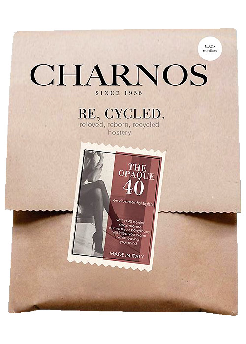 40 denier recycled tights by Charnos